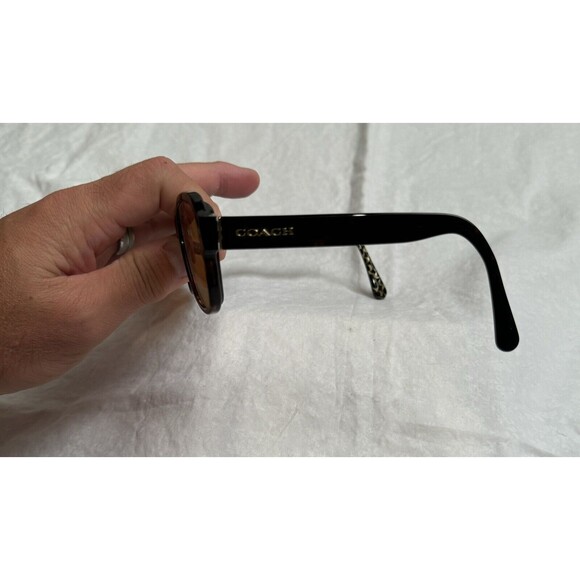 COACH DARK TORTOISE 550713 HC8232 L1010 SUNGLASSES 56-17-140; FRAMES‎ ONLY - Picture 4 of 8